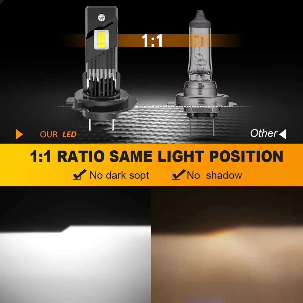 Car Lights Color 6500K Size 2Pcs H7