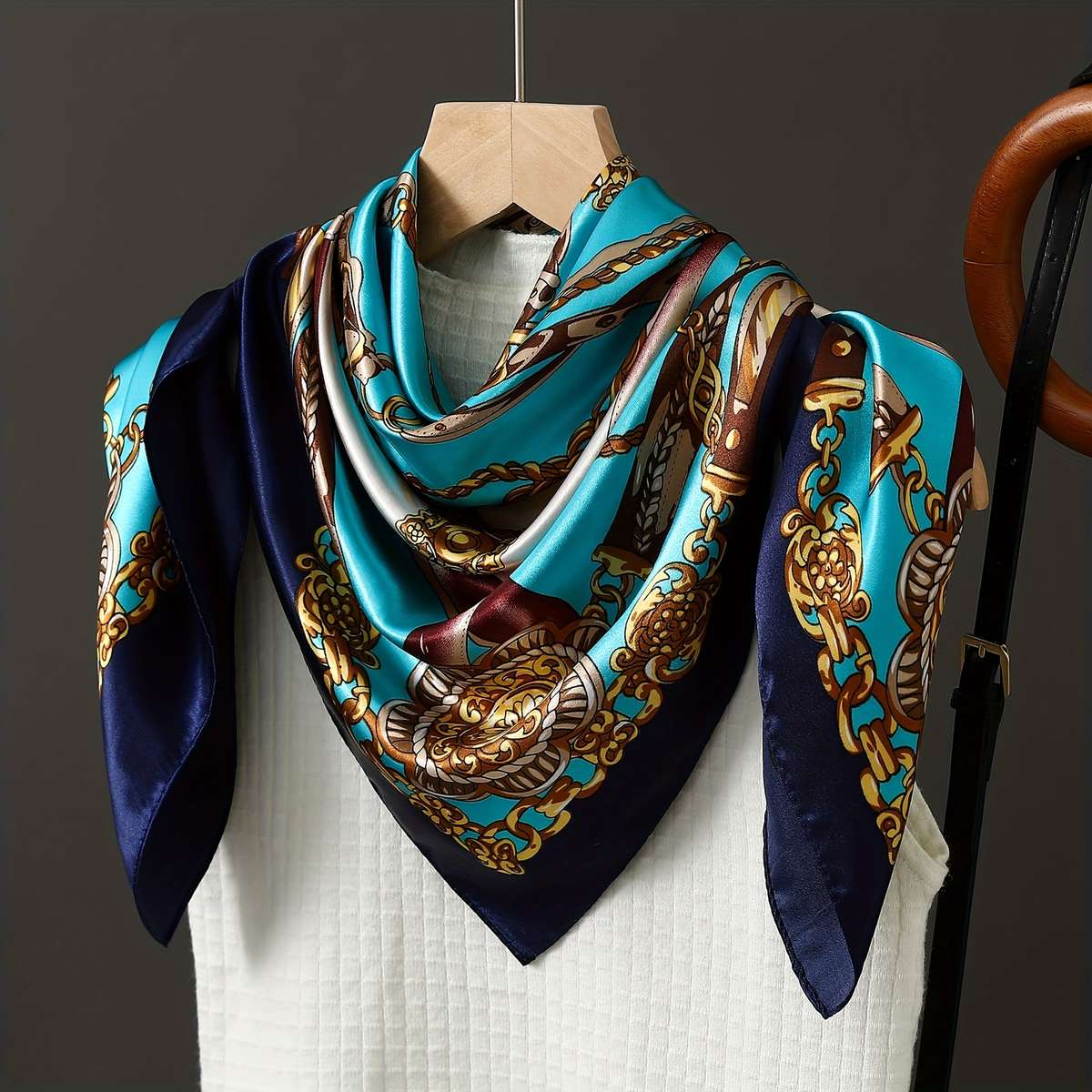 Scarf Color Sky Blue 2