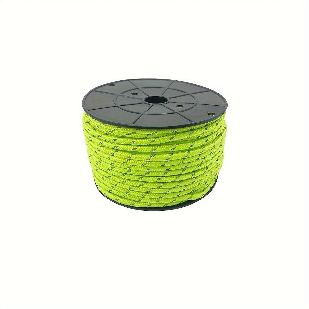 Durable 6mm Nylon Tent Rope 50m Universal Outdoor Survival Gear Pa Material