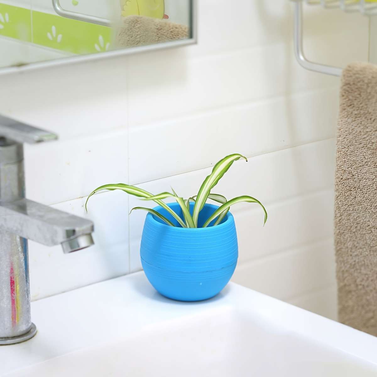 Flowerpot Items 5Pcs Red