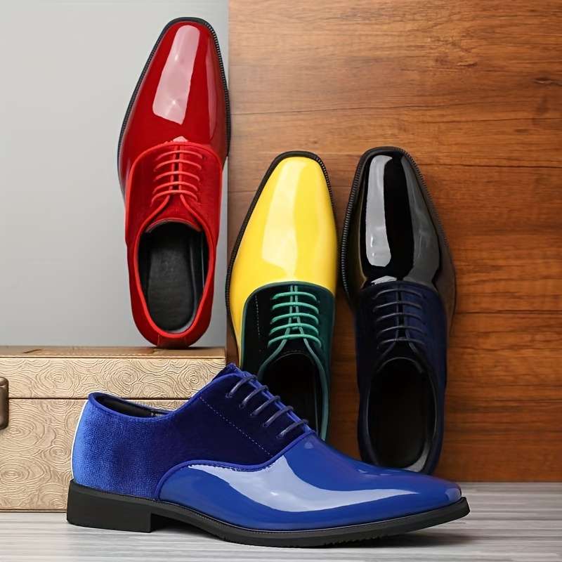 Mens Leather Shoes Color Black Sizeuk 5