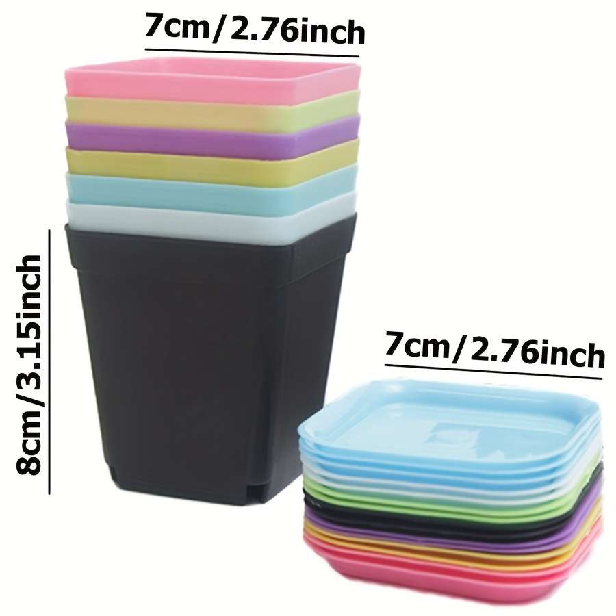 Flowerpot Items 10Pcs Yellow