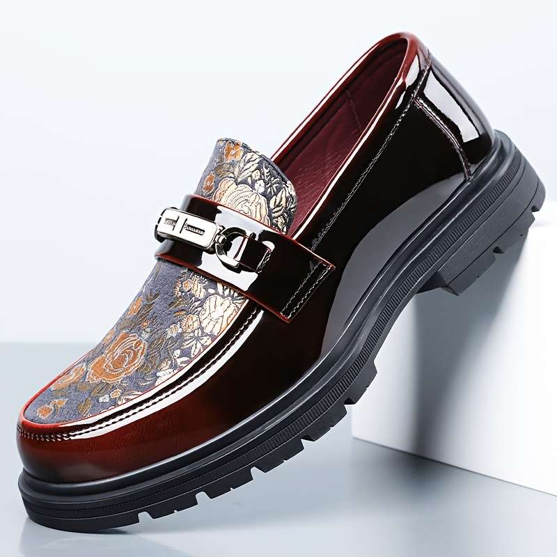 Mens Leather Shoes Color Red Sizeuk 7