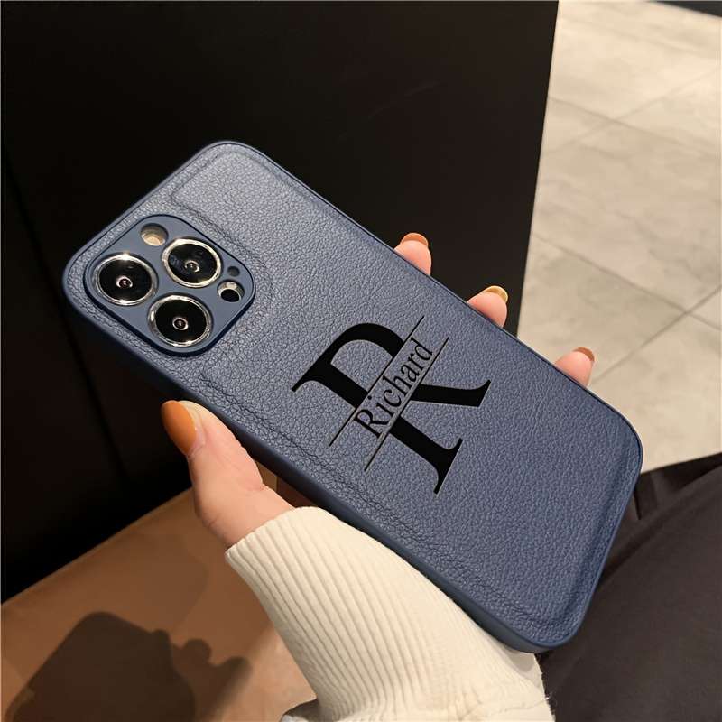 Phone Case Navy Color Compatible Model Iphone 14 Plus