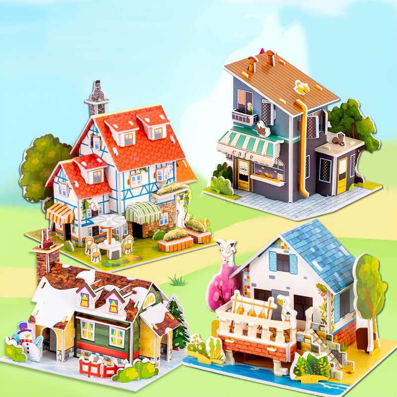 Building Toy Architectural Model Toy Set Items Coffee Shop