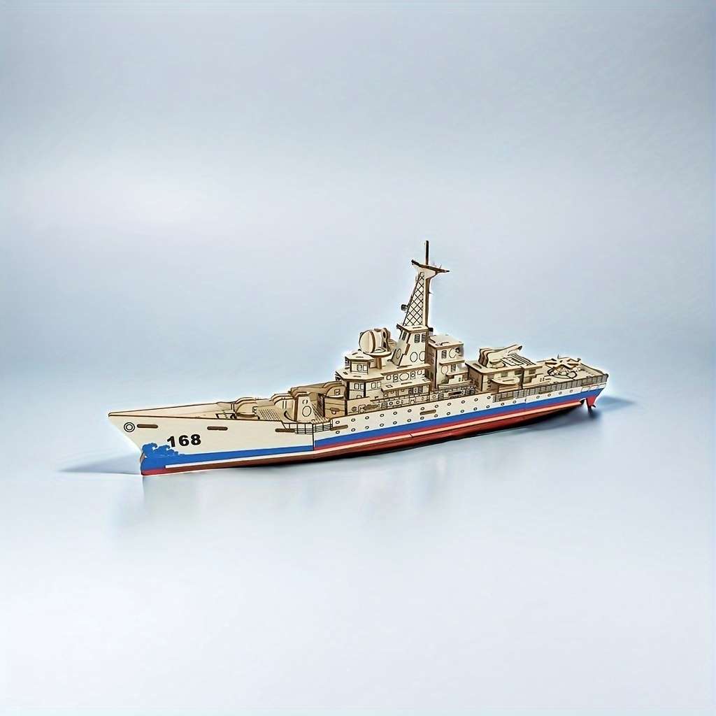 3D Jigsaw Puzzle Model Ship Style Destroyer