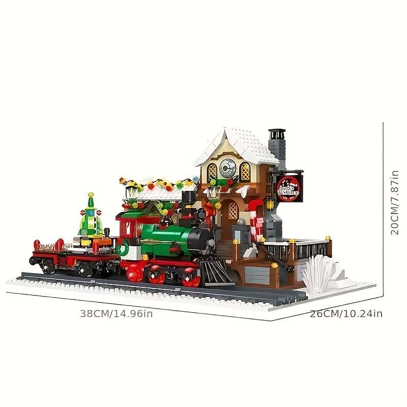 Building Toy Architectural Model Toy Set Style Train Station