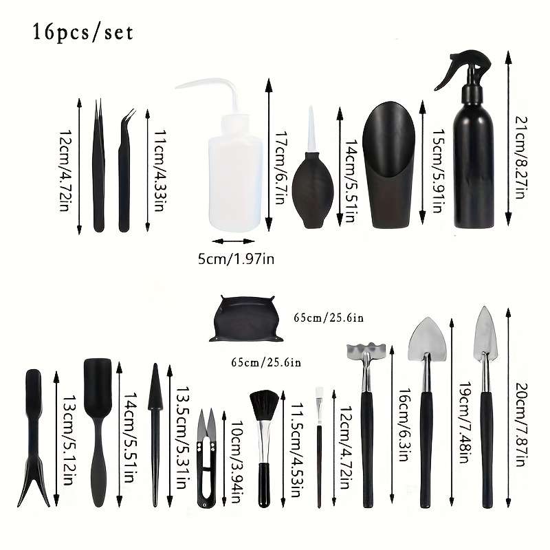 Garden Supplies Color 16Pcs Set