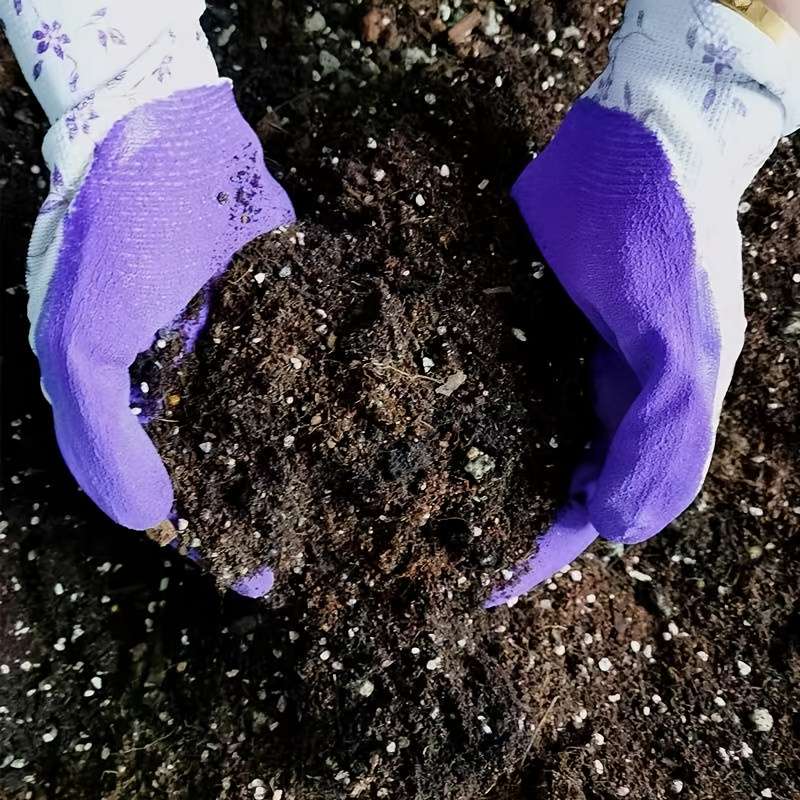 Garden Supplies Color Purple Quantity 4Pcs 2Pairs