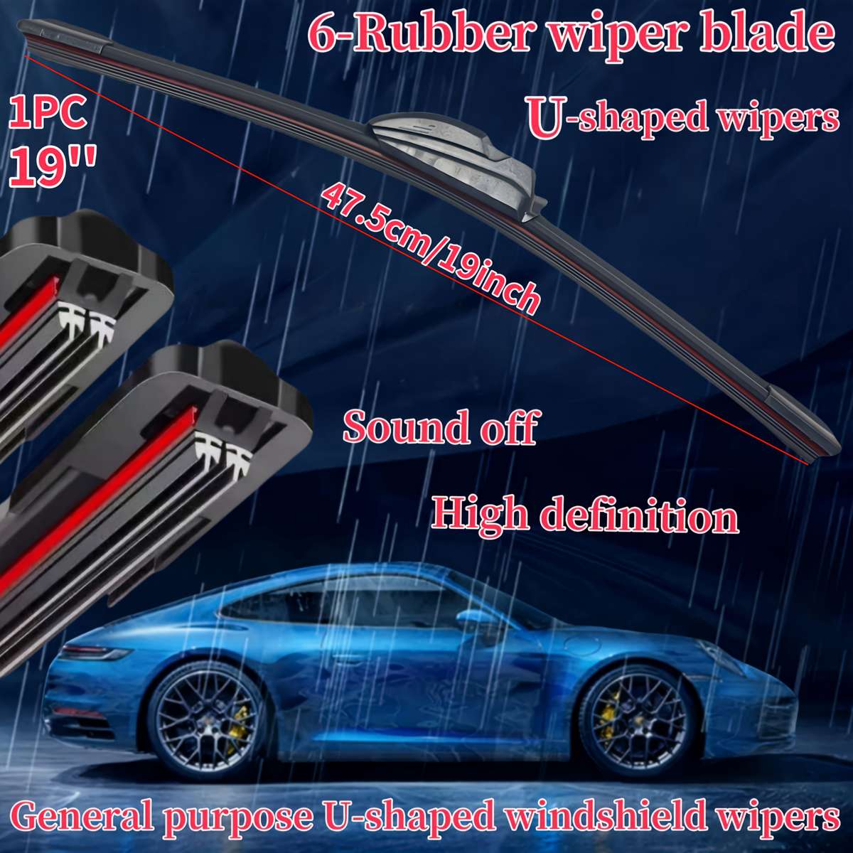 Windshield Wipers Model 20 50Cm Quantity 1Pc