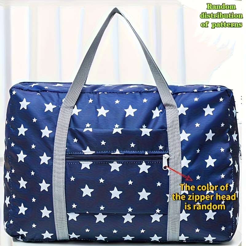 3Pcs Set 3 Foldable Moving Storage Totes Durable Packing Navy Blue Daisy