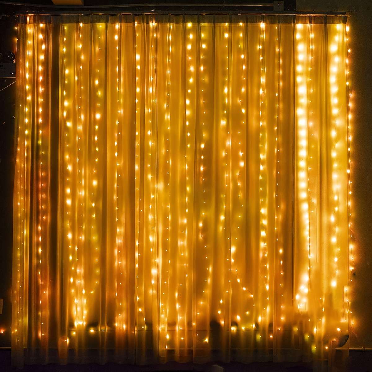 Stunning Usb Curtain Lights  Indoor String Designed For Holiday Celebration