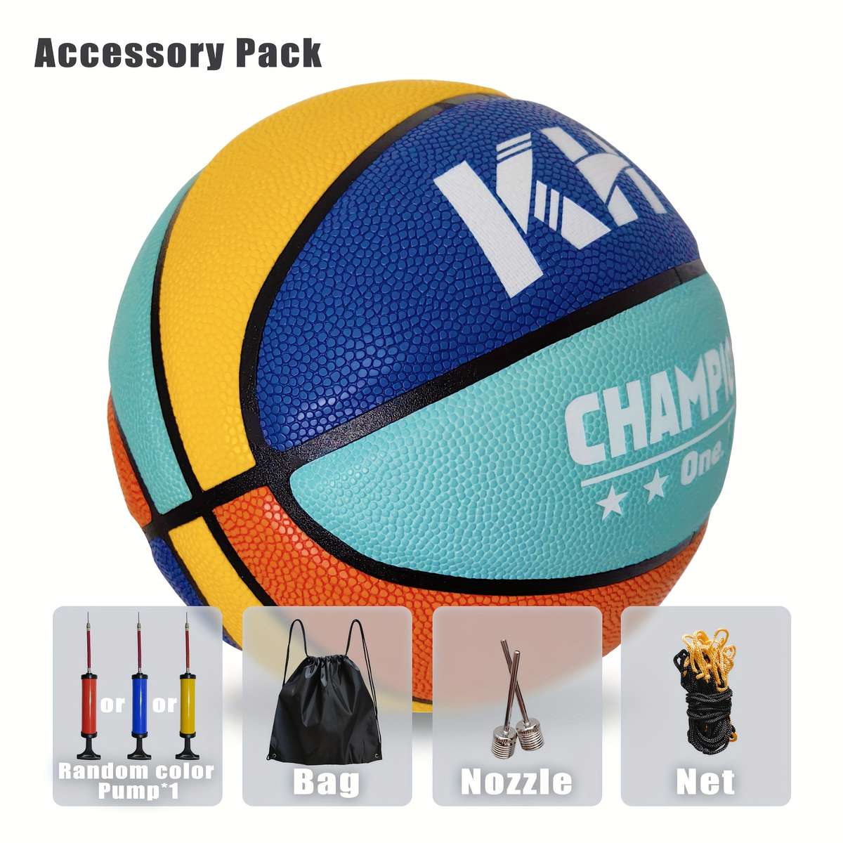 Basketball Color Yellow  Blue  Cyan  Orange