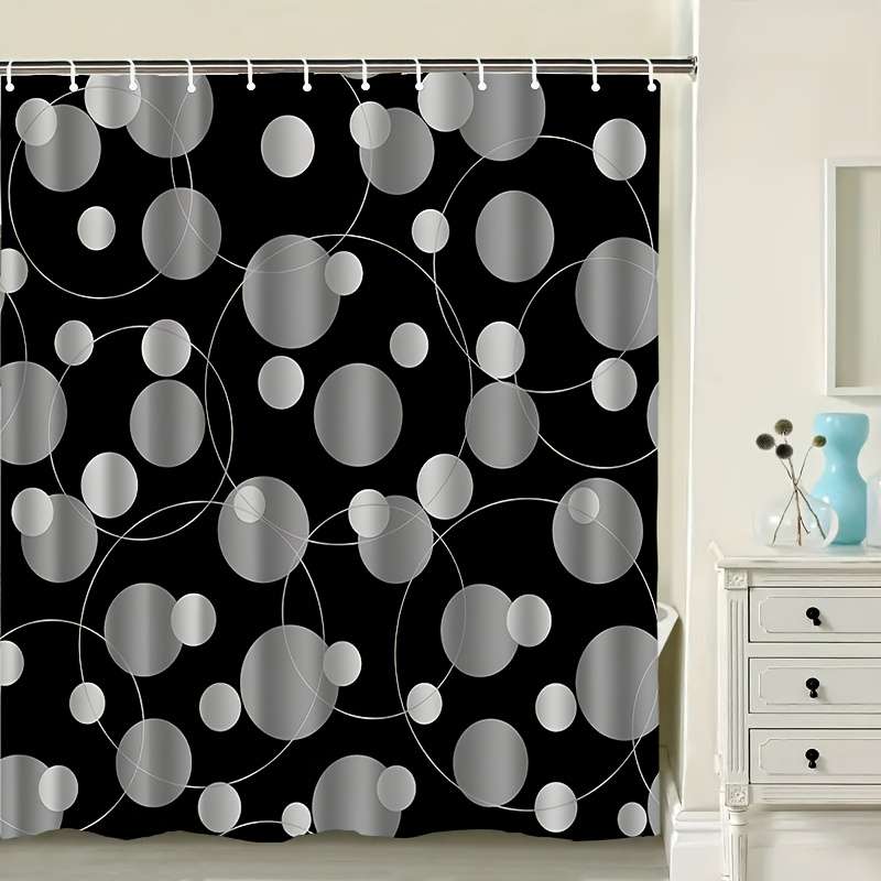 Waterproof Shower Curtain Color Polychrome Size 120X180 119.99Cm*180.01Cm