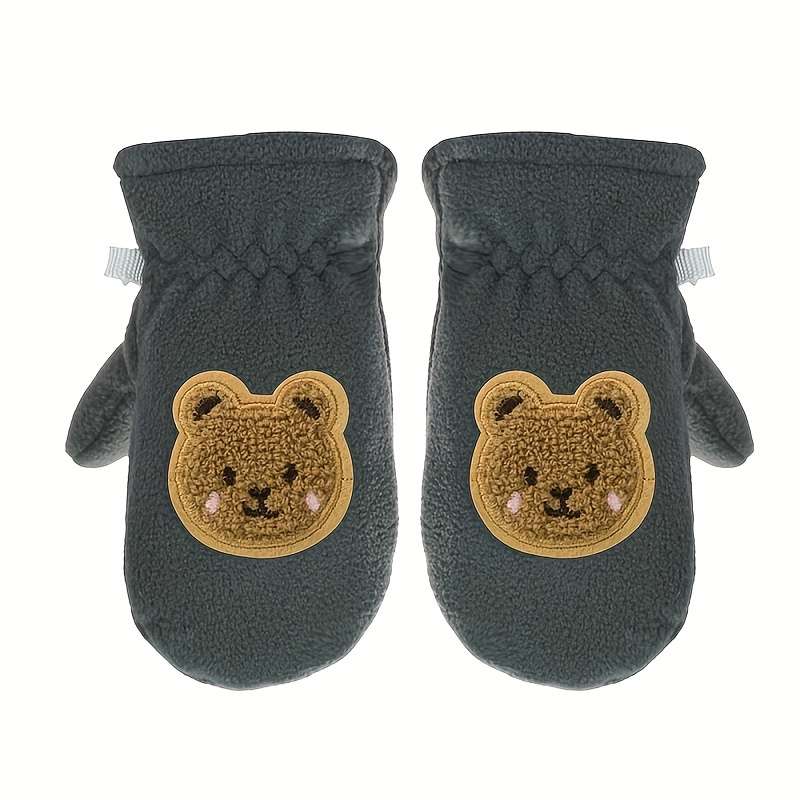 Winter Gloves Color Pink Size M  2 To 4 Years Old