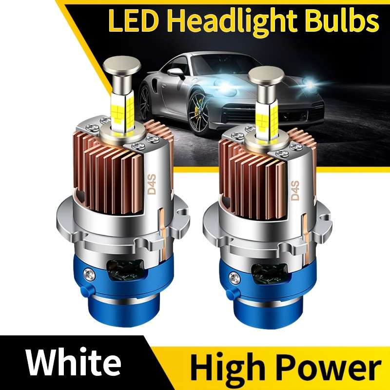 Car Lights Color 2Pcs D2S D2R White