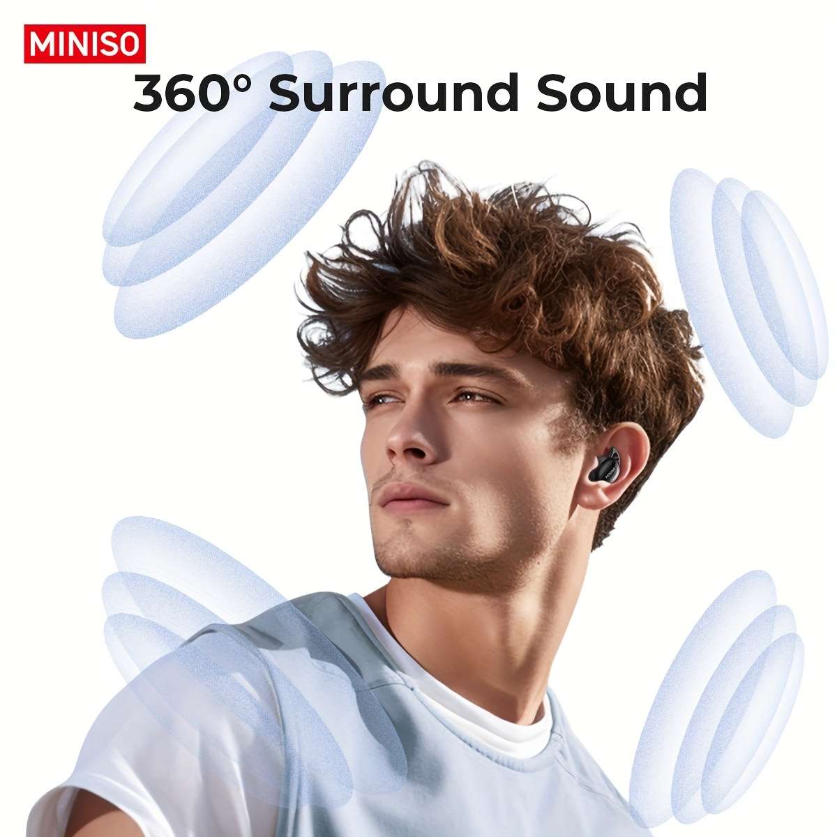 Rechargeable Wireless Earbuds Headphones Headset