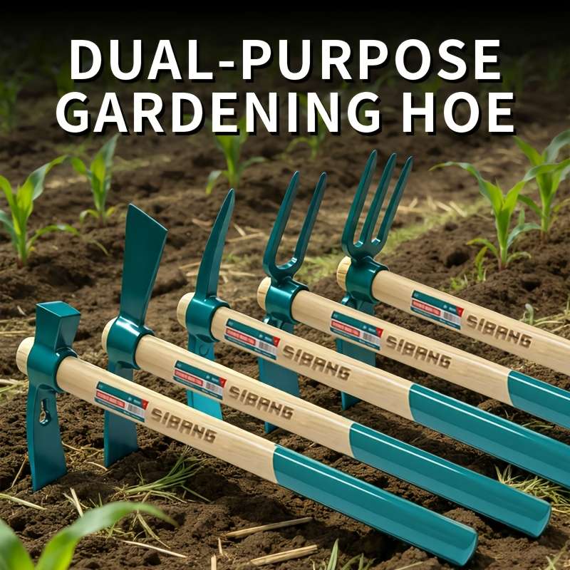Garden Supplies Model Wooden Handle Three Pointed