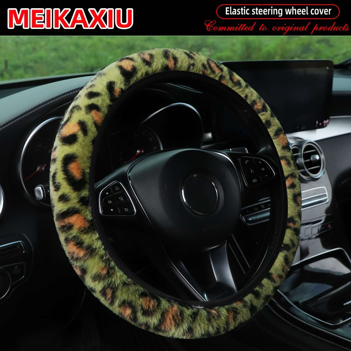 Car Steering Wheel Cover Purple