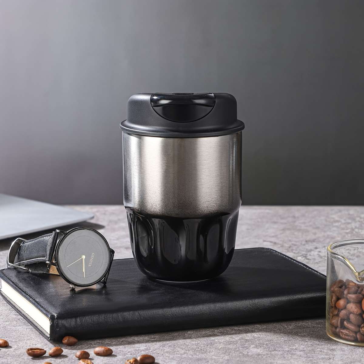 Water Cup Color Gradient Black Capacity260Ml