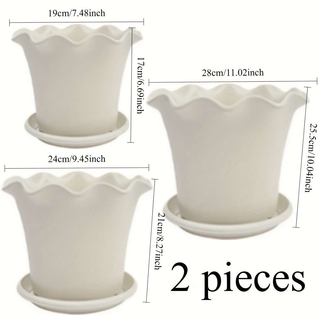 Flowerpot Color Kleiner Blumentopf  Sockel * 2