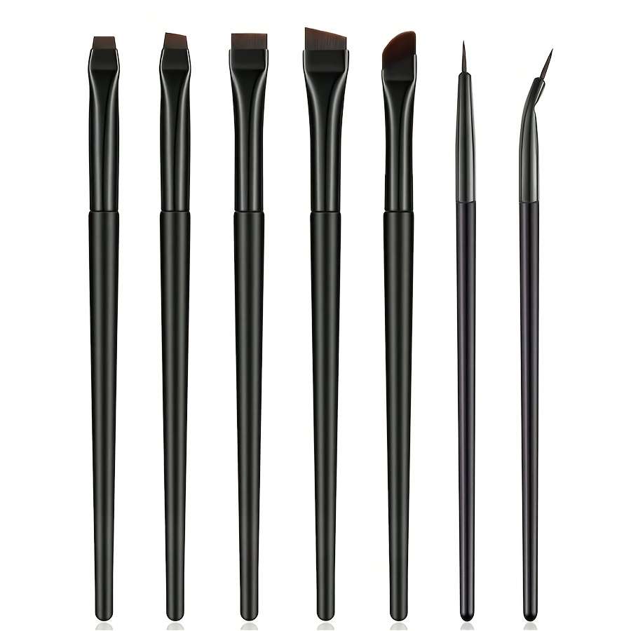Makeup Brush Set Color 7Pcs All Black