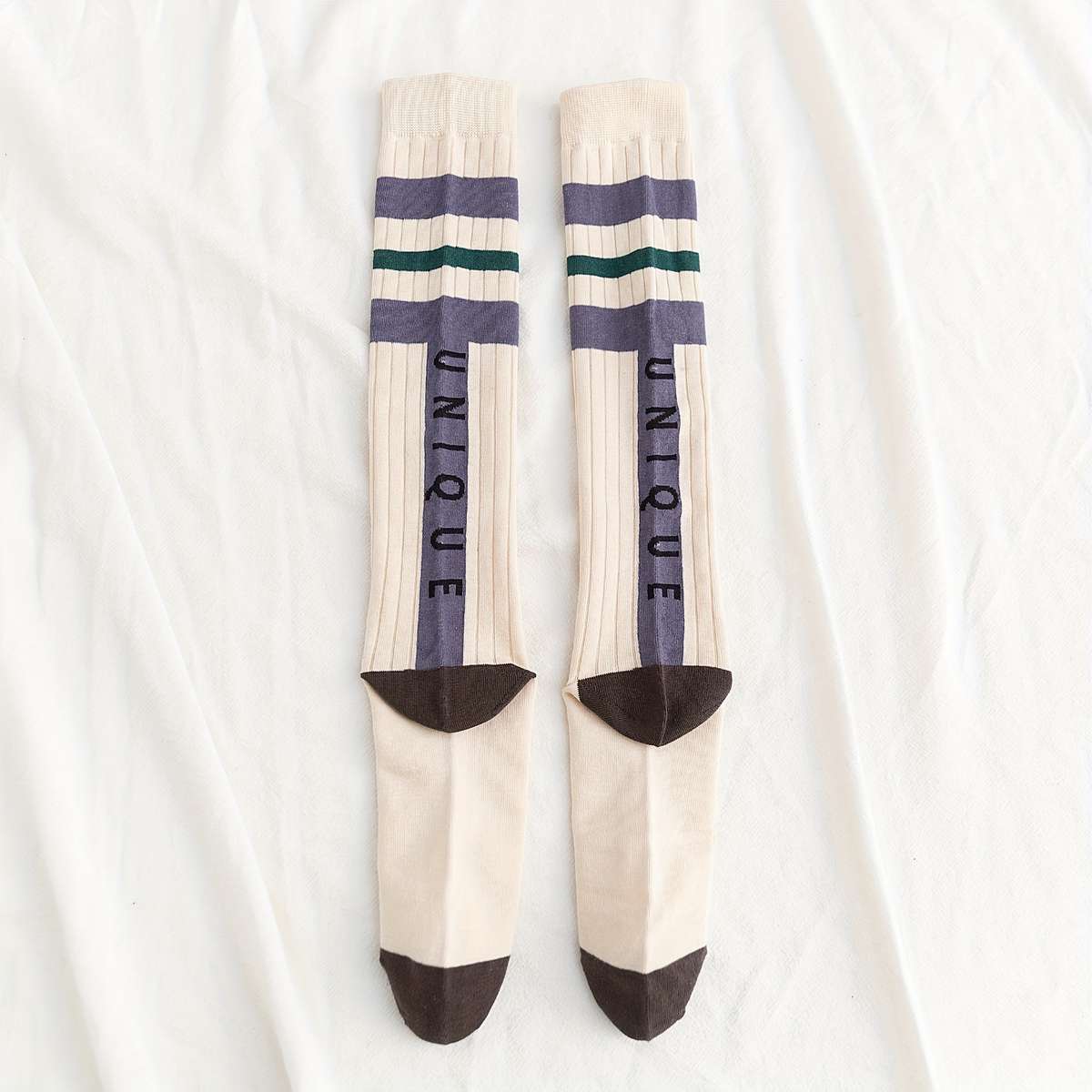Women S Socks Color 2 PairsBlue Size Onesize