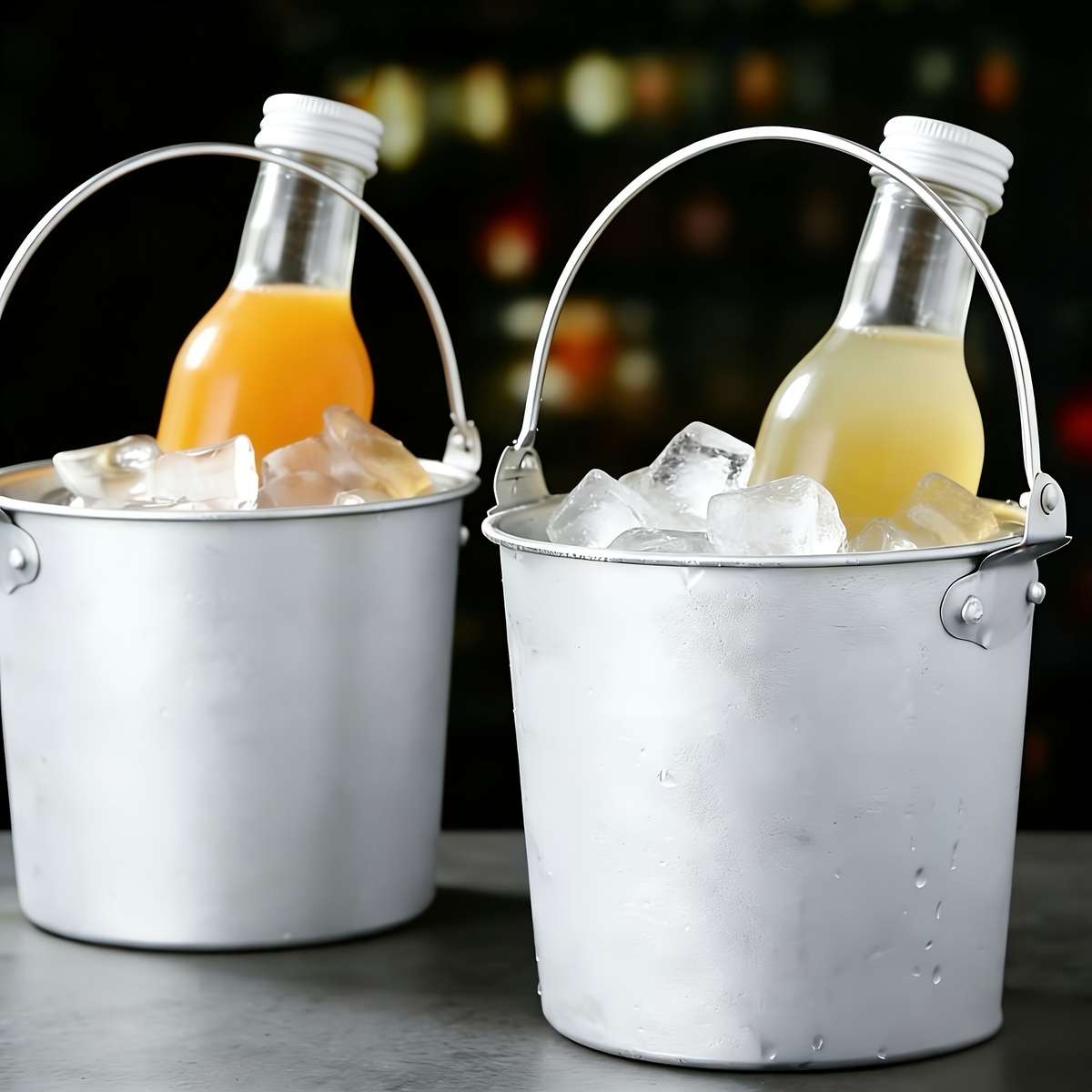 Ice Bucket Color Silvery Quantity2Pcs
