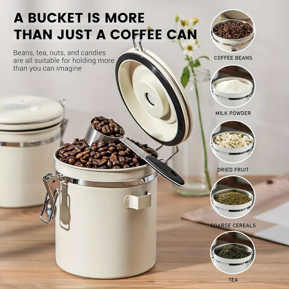 Sealed Jar Color Beige Capacity1800Ml