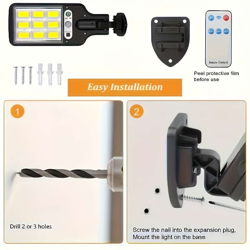 2pcs Outdoor Solar Light