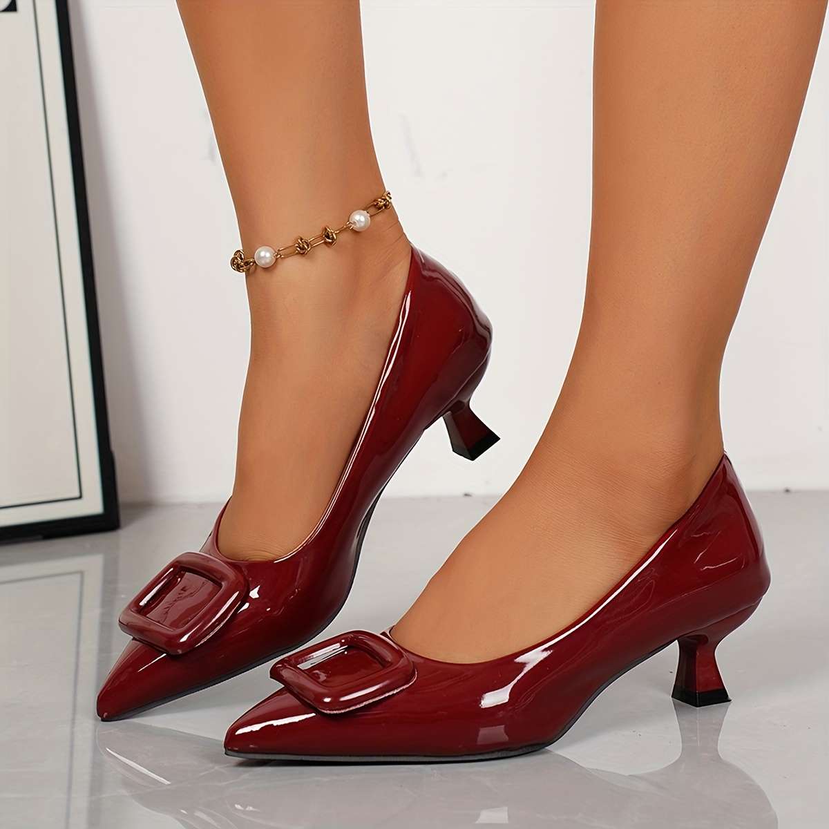 Women S High Heels Color Black Bow Sizeuk 4
