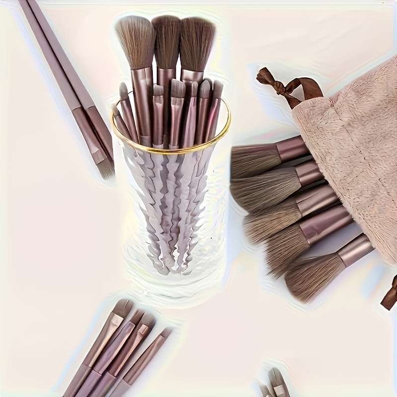 Makeup Brush Set Style Advanced Quantity13Pcs   Storage Bag