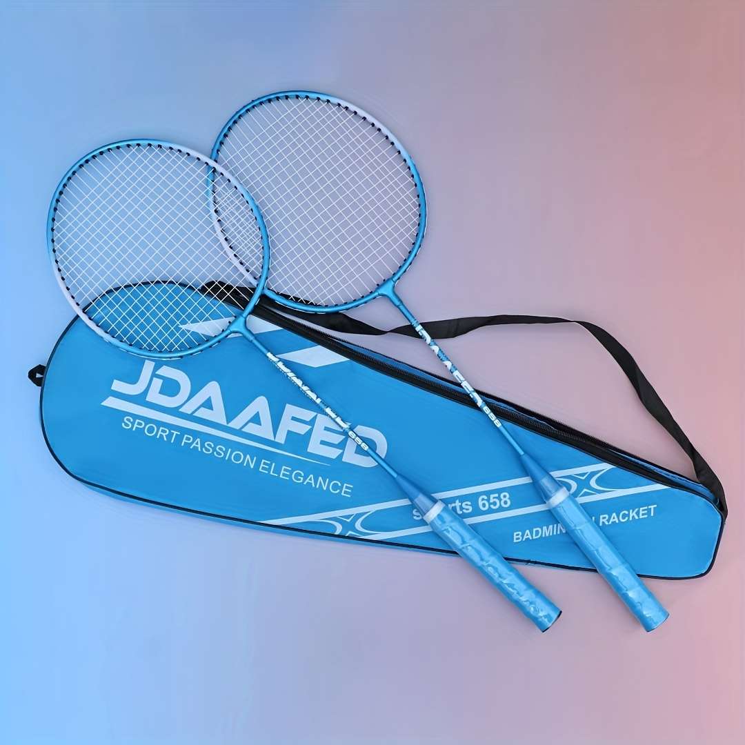 Badminton Racket Color Pink Color Compositionthree Feather Balls  1 Carrying Bag  2 Grips