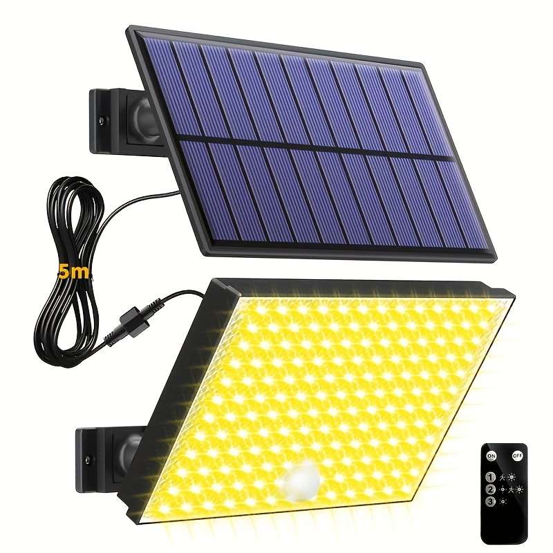 Warm Light 2P Outdoor Solar Light