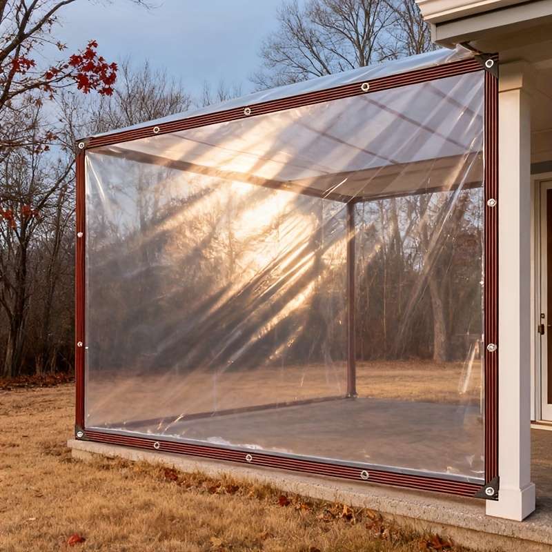 Shade Cloth Size 3.01M*5.01M118.5*197.24In Materialthickened Transparent Pe Waterproof Cloth