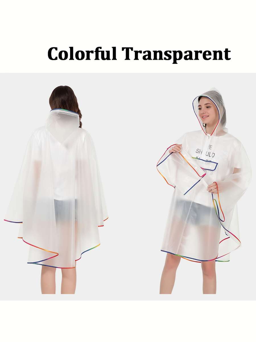 Raincoat White Size Asian Onesize