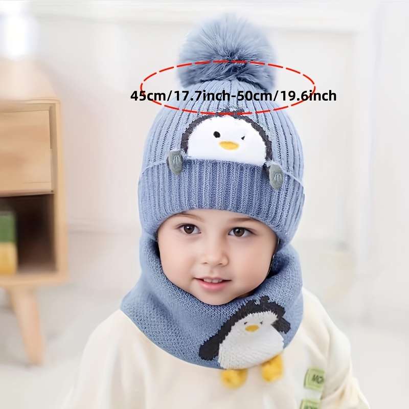 Hat Color Little Penguin Logo Baby Hat Blue Size Recommended Age: 2 5 Years Old