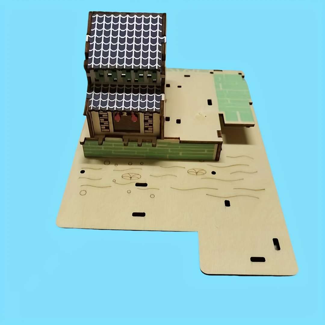 Building Toy Architectural Model Toy Set Style Jiangnan Water Town Puzzle