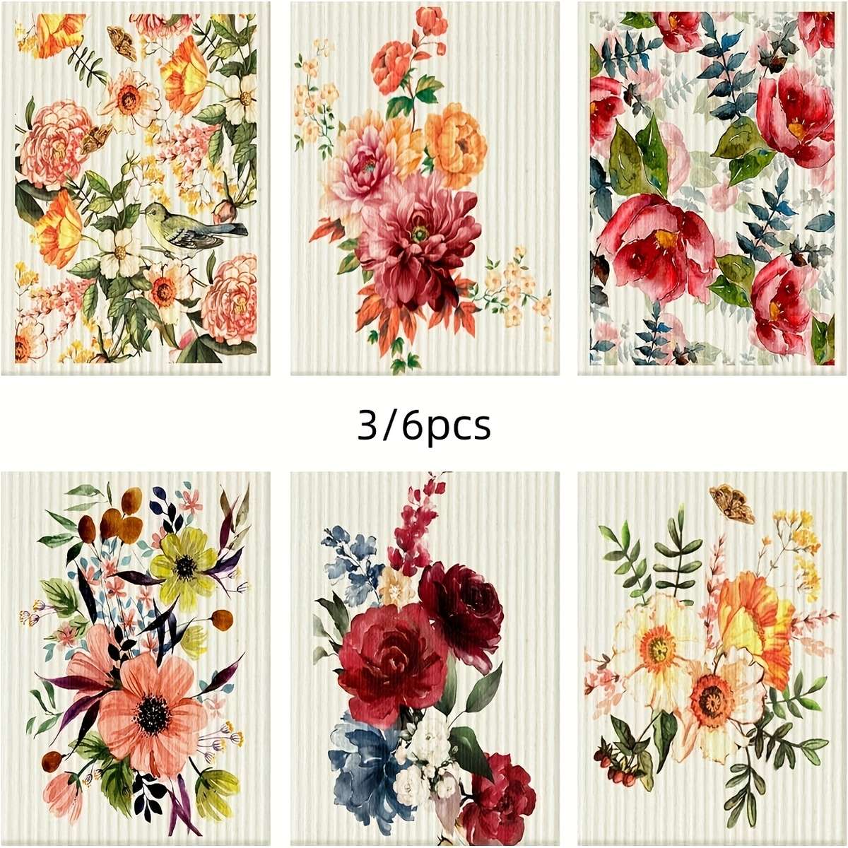 Rag Style Fruit Set Of 3