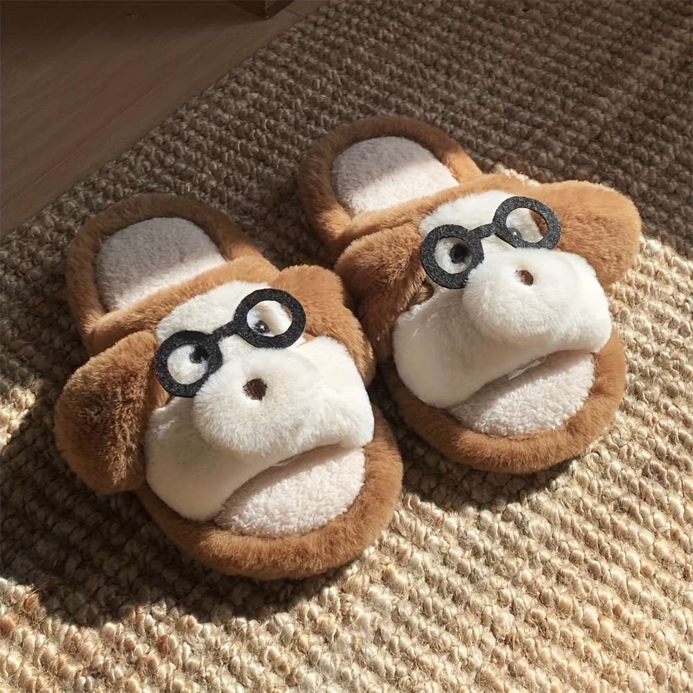 Cotton Slippers Color Light Brown1 Sizeuk 8.5-9