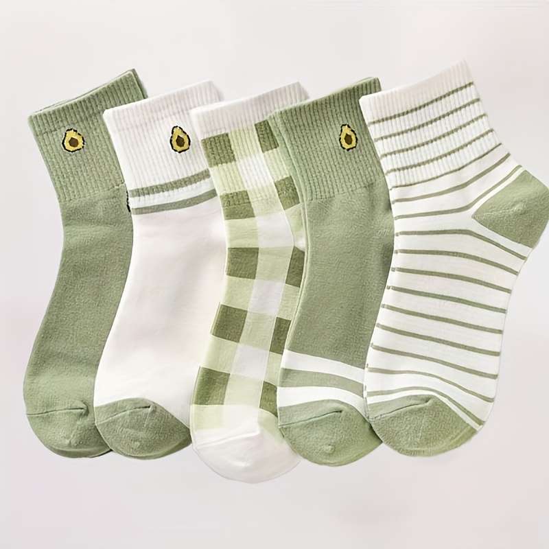 Women S Socks Color Mixed Color5 Pairs Size Onesize