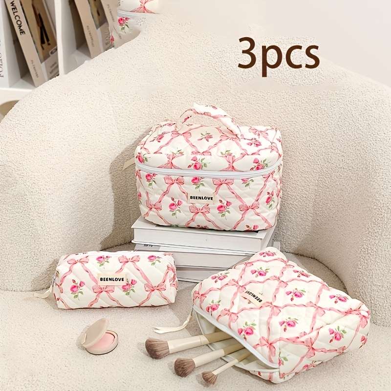 Storage Bag Color Red Cherry Quantity3Pcs