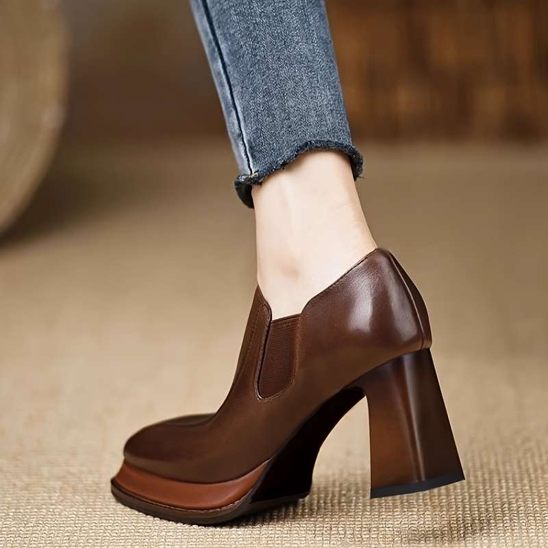 Women S High Heels Color Brown Sizeuk 5