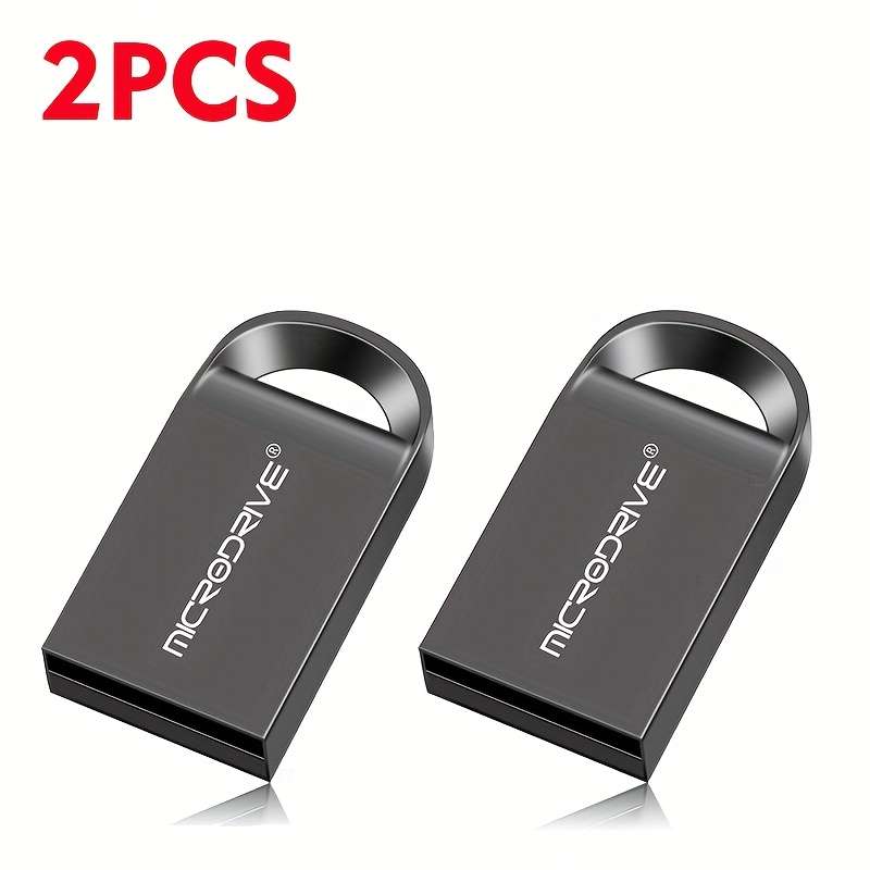 Usb Flash Drive Color Black 2Pcs Storage 4Gb
