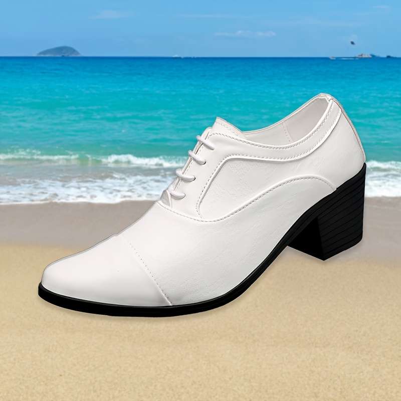 Mens Leather Shoes Color White Sizeuk 7