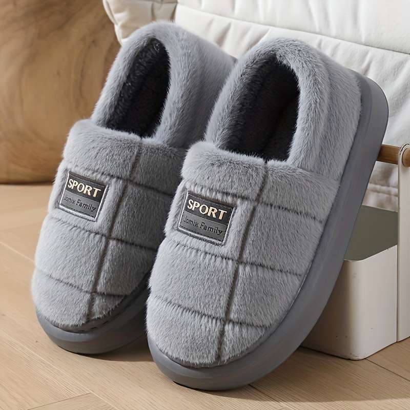 Cotton Slippers Color Grey Sizeuk 7.5