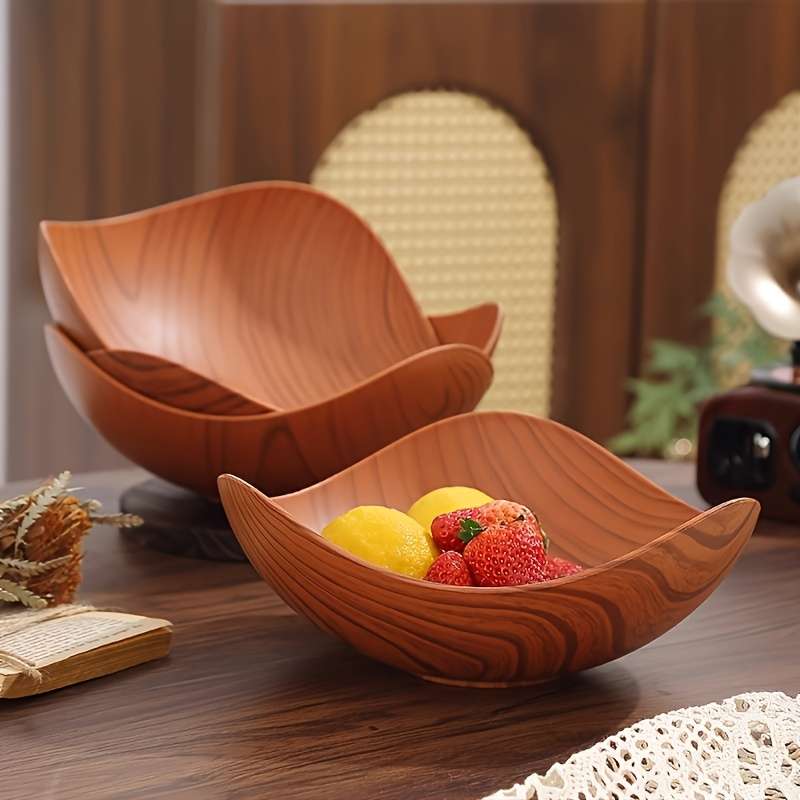 Bowl Color Light Wood Grain 25Cm