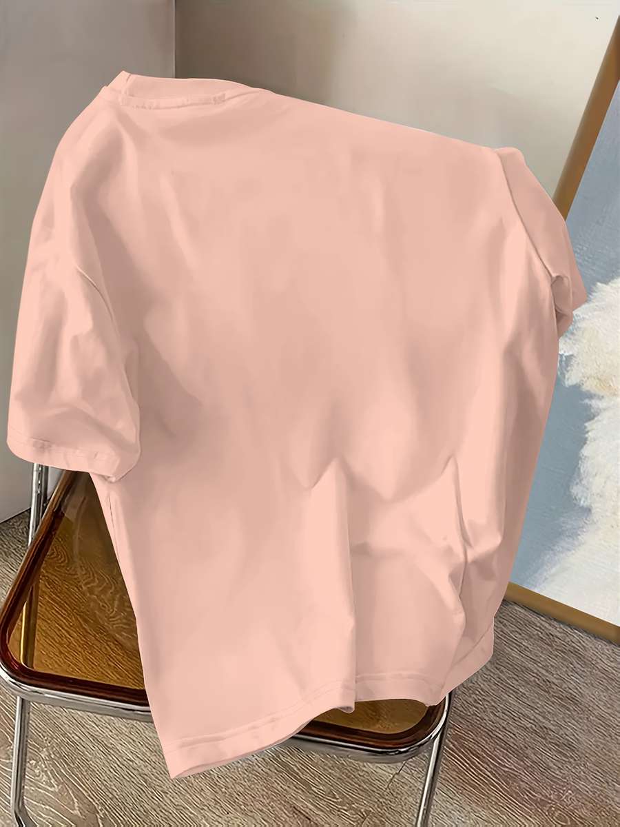 Womens T Shirt Color Orange Black White Sizem