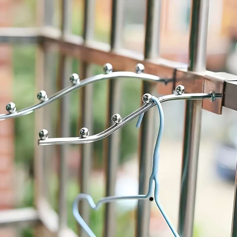 Clothes Rack Fivebead Hanger2Pcs
