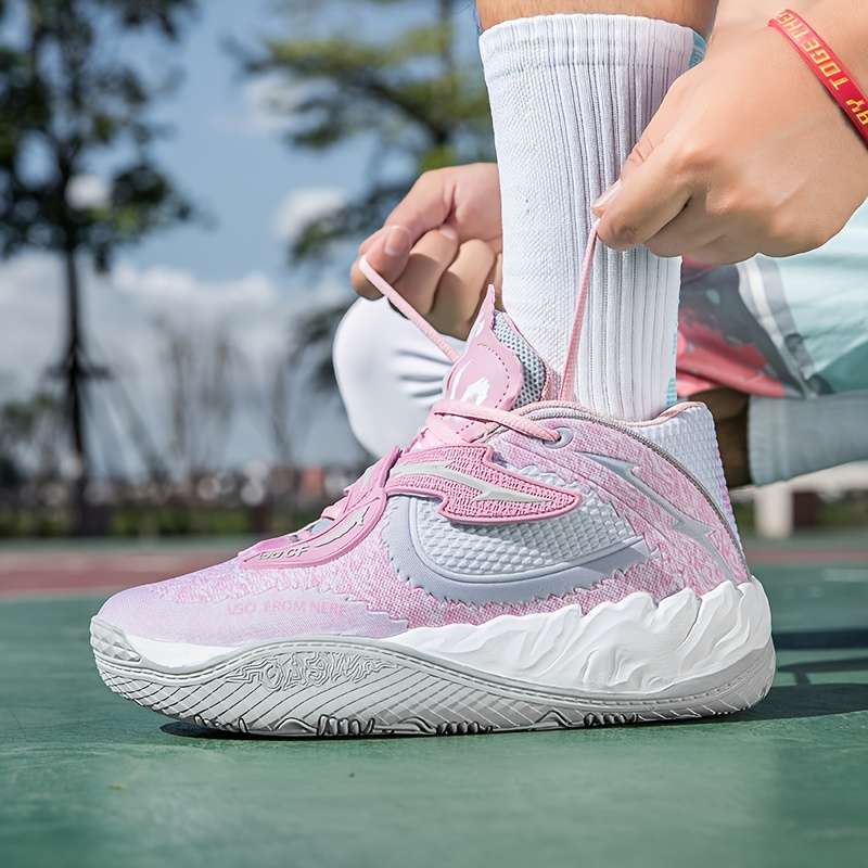 Sneakers White Pink Size Uk 7